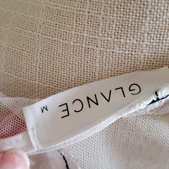 Sheer floral peplum top - Picture 5 of 5